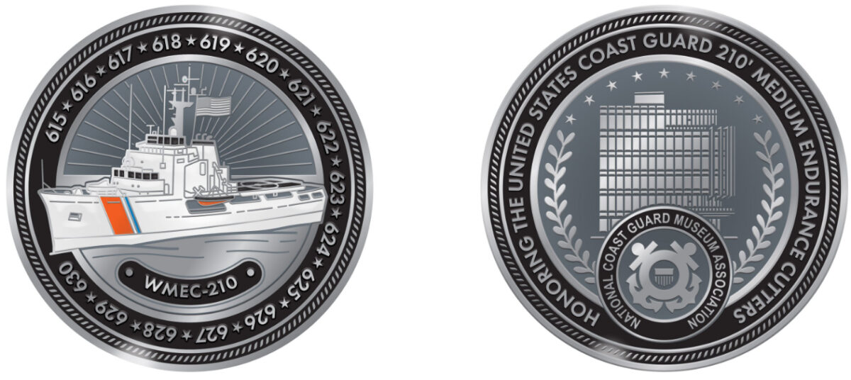 Challenge Coin Rendering front and back