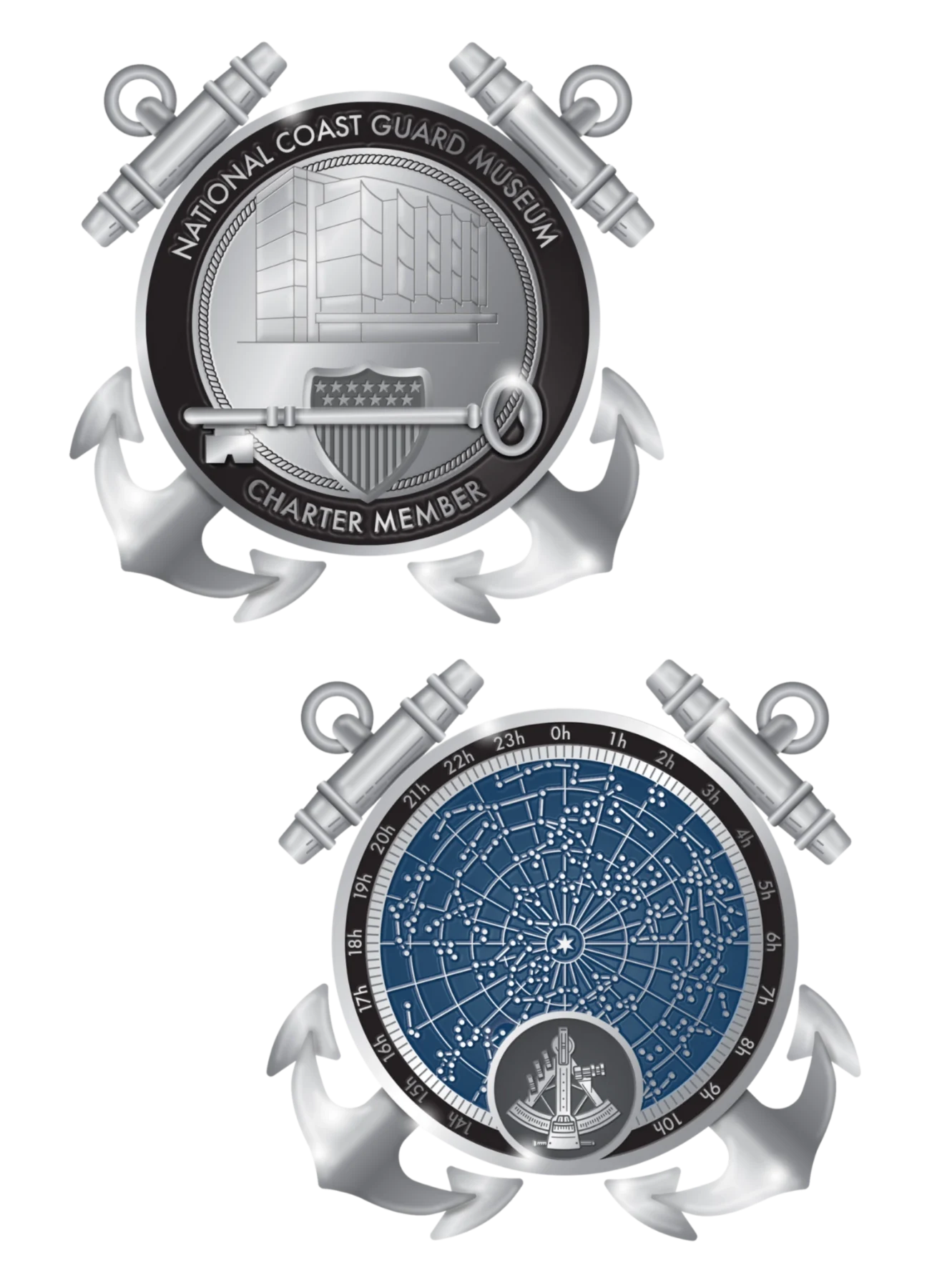 charter medallion key star combined 3