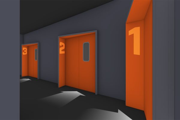 cropped Corridor Mockup for the new National Coast Guard Museum