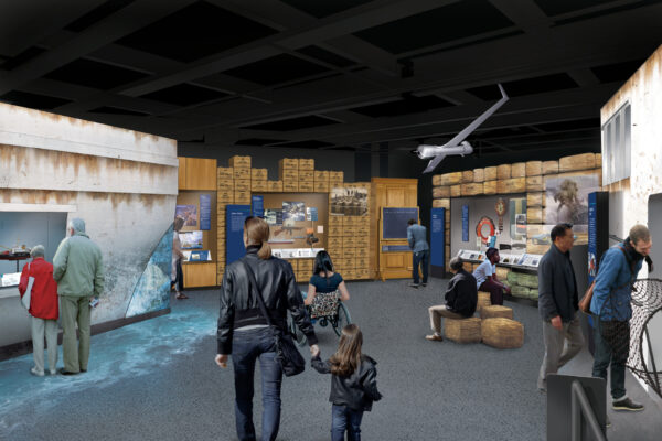 cropped Galleries and exhibits for Enforcers on the Seas at new National Coast Guard Museum
