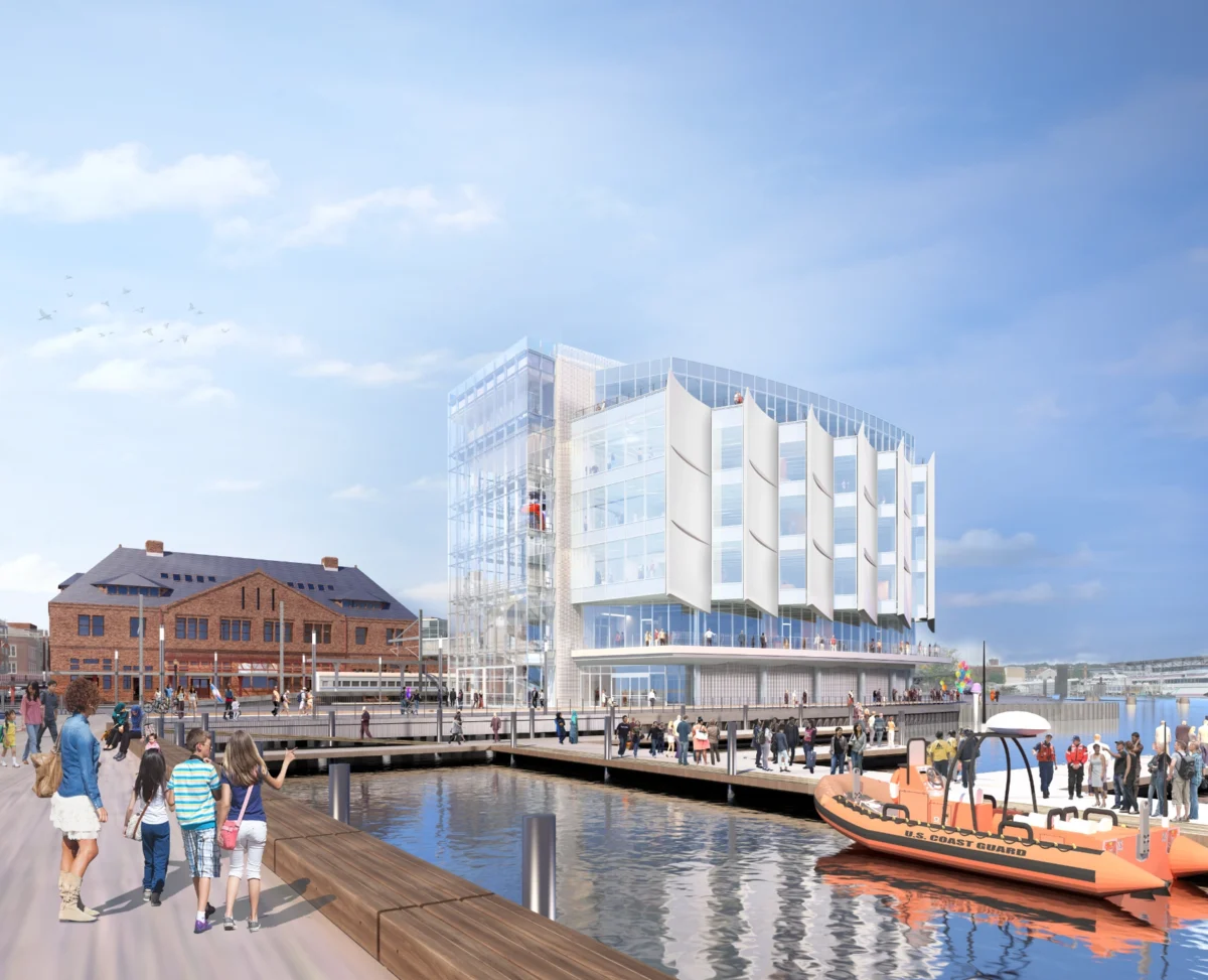 member benefits rending of new coast guard museum building 2026